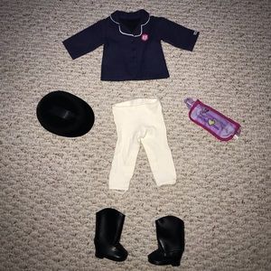 American Girl Doll- horseback riding set outfit
